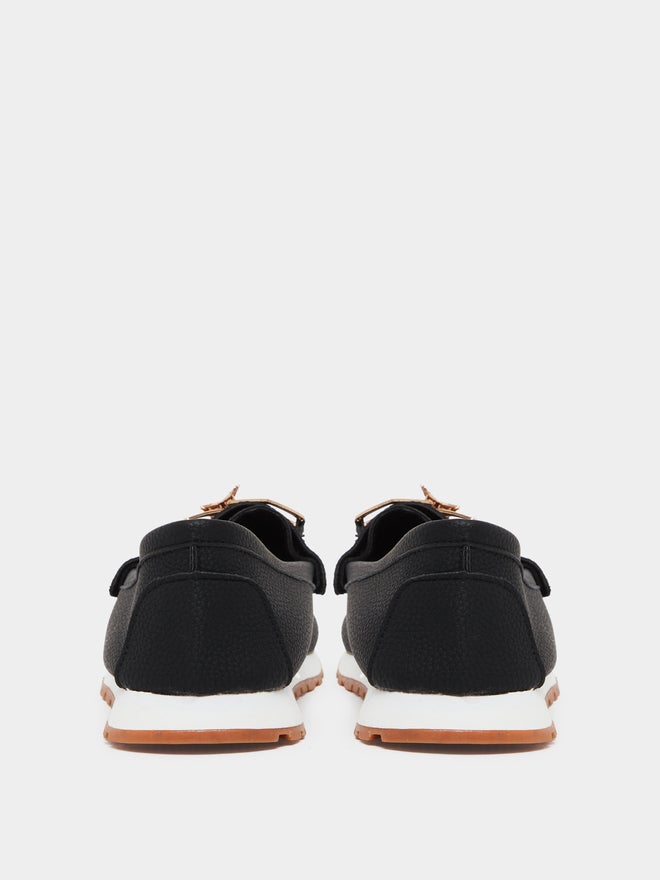 Take Two Women Metal Buckle Detail Loafers - Image 4
